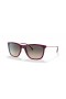 Ray-Ban RB4344 XL (56 - 19) avec des lentilles Grises et Rouge frame Lunettes de soleil