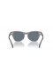 Ray-Ban RB0707S XL (53 - 21) avec le Bleu de lentilles et de Gris cadre des Lunettes de soleil