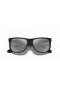 Ray-Ban RB4165F Justin Mélange de Couleurs L (58 - 17) avec de l'Argent et de lentilles de cadre Noir Lunettes de soleil