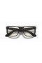Ray-Ban RB4165 Justin Clair S (54 - 16) avec la Transparence des verres et Noir frame Lunettes de soleil