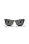 Ray-Ban RB4105 Wayfarer Folding Classic XL (54 - 20) avec les lentilles Vertes et Noir frame Lunettes de soleil