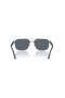Ray-Ban RB3751 L (58 - 17) avec le Bleu de lentilles et de Lunettes de soleil de cadre en Argent