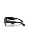 Ray-Ban RB0840S Mega Wayfarer de noir de la Collection M (51 - 21) avec des lentilles Grises et Noir frame Lunettes de soleil