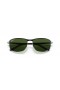 Ray-Ban RB3671CH Chromance XXL (60 - 16) avec les lentilles Vertes et Noir frame Lunettes de soleil