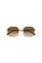 Ray-Ban RB3694 Jim XL (55 - 20) avec des lentilles Brunes et d'Or frame Lunettes de soleil