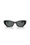 Ray-Ban RB4430 Zena Bio à Base de S (49 - 22) avec des lentilles Grises et Noir frame Lunettes de soleil