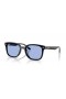 Ray-Ban RB4461D L (64 - 17) avec le Bleu de lentilles et Noir frame Lunettes de soleil