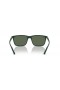 Ray-Ban RB4385 XXL (58 - 18) avec les lentilles Vertes et Vert frame Lunettes de soleil