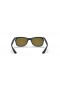 Ray-Ban RB9052SF New Wayfarer Enfants M (50 - 15) avec le Bleu de lentilles et Noir frame Lunettes de soleil