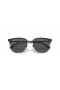 Ray-Ban RB4416 Nouveau Clubmaster XL (53 - 20) avec des lentilles Grises et Noir frame Lunettes de soleil