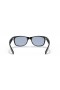 Ray-Ban RB2132F New Wayfarer Classique, M (55 - 18) avec le Bleu de lentilles et Noir frame Lunettes de soleil