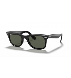 Ray-Ban RB2140F Original Wayfarer Classic XL (54 - 18) avec les lentilles Vertes et Noir frame Lunettes de soleil