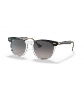 Ray-Ban RB2298F Hawkeye L (54 - 21) avec des lentilles Grises et Gris frame Lunettes de soleil