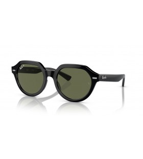 Ray-Ban RB4399 Gina XL (53 - 21) avec les lentilles Vertes et Noir frame Lunettes de soleil