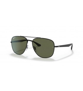 Ray-Ban RB3683 L (56 - 15) avec les lentilles Vertes et Noir frame Lunettes de soleil