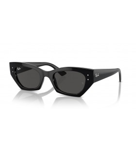 Ray-Ban RB4430 Zena Bio à Base de M (52 - 22) avec des lentilles Grises et Noir frame Lunettes de soleil