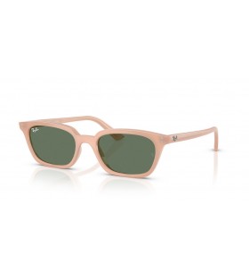 Ray-Ban RB4456 Zaya'Bio-XXS (50 - 19) avec les lentilles Vertes et Rose frame Lunettes de soleil