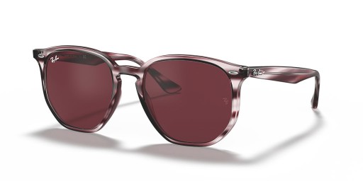 Ray-Ban RB4306 L (54 - 19) mit Violet Linsen und Roter Rahmen Sonnenbrille