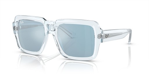 Ray-Ban RB4408 Magellan Bio-Based-L (54 - 19) mit Blauen Gläsern und Blau-Rahmen und Sonnenbrillen