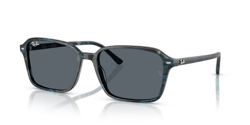 Ray-Ban RB2231 Raimond L (56 - 18) mit Blauen Gläsern und Blau-Rahmen und Sonnenbrillen