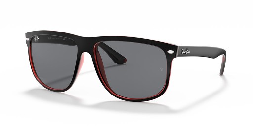 Ray-Ban RB4147 Freund L (60 - 15) mit Grauen Gläsern und Schwarzem Rahmen, Sonnenbrillen