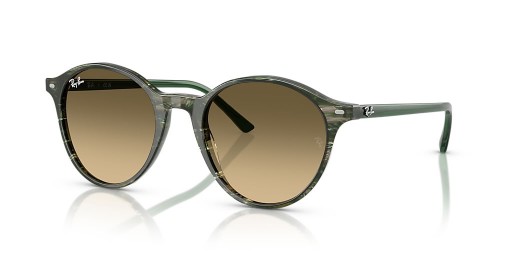 Ray-Ban RB2230 Bernard M (53 - 21) mit Braunen Linsen und Grünen Rahmen Sonnenbrille