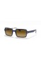 Ray-Ban RB2189 Benji M (52 - 20) mit Braunen Linsen und Blau Rahmen Sonnenbrille
