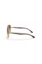 Ray-Ban RB3683 L (56 - 15) mit Braunen Linsen und Gold Rahmen Sonnenbrille
