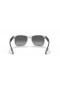 Ray-Ban RB4165 Justin Mickey A21 S (54 - 16) mit Grau-objektiven und Transparenten Rahmen Sonnenbrille
