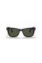 Ray-Ban RB4105 Wayfarer Folding Classic L (50 - 22) mit Grünen Gläsern und Schwarzem Rahmen, Sonnenbrillen