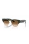 Ray-Ban RB0316S Mega Clubmaster L (50 - 21) mit Braunen Linsen und Grünen Rahmen Sonnenbrille