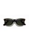 Ray-Ban RB2140F Original Wayfarer Classic L (52 - 22) mit Grünen Gläsern und Tortoise frame Sonnenbrillen