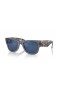 Ray-Ban RB0840S Mega Wayfarer M (51 - 21) mit Blauen Gläsern und Blau-Rahmen und Sonnenbrillen