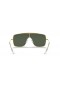 Ray-Ban Wings II RB3697 XXL (0 - 135) mit Grünen Gläsern und Gold Rahmen Sonnenbrille