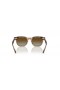 Ray-Ban RB9098S Kinder S (45 - 18) mit Braunen Linsen und Braunem Rahmen Sonnenbrille