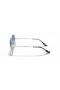 Ray-Ban RB1971 Square 1971 Classic L (54 - 19) mit Blauen Gläsern und Silber-Rahmen-Sonnenbrille