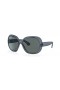 Ray-Ban RB4098 Jackie Ohh II Transparent M (60 - 14) mit Grauen Gläsern und Blau-Rahmen und Sonnenbrillen
