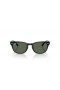 Ray-Ban RB4140 S (49 - 20) mit Grünen Gläsern und Schwarzem Rahmen, Sonnenbrillen