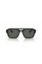 Ray-Ban RB4397 Corrigan Bio-Basierten M (54 - 20) mit Grünen Gläsern und Schwarzem Rahmen, Sonnenbrillen