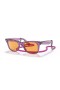 Ray-Ban RB2140 Original Wayfarer Colorblock, L (50 - 22) mit Orangen Linsen und VIOLETTE Rahmen Sonnenbrille