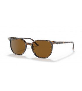 Ray-Ban RB2197 Elliot S (52 - 19) mit Braunen Linsen und Braunem Rahmen Sonnenbrille