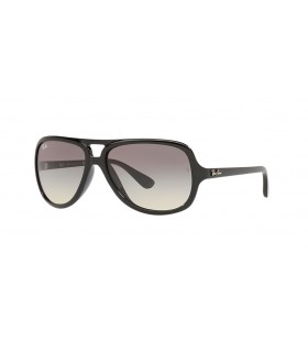 Ray-Ban RB4162 L (59 - 15) mit Grauen Gläsern und Schwarzem Rahmen, Sonnenbrillen