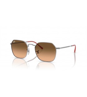Ray-Ban RB3694 Jim XL (55 - 20) mit Rosa Gläsern und Silber-Rahmen-Sonnenbrille