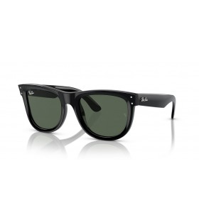 Ray-Ban RBR0502S Wayfarer Reverse-S (50 - 22) mit Grünen Gläsern und Schwarzem Rahmen, Sonnenbrillen