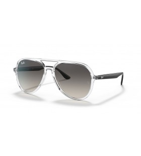 Ray-Ban RB4376 L (57 - 16) mit Grau-objektiven und Transparenten Rahmen Sonnenbrille