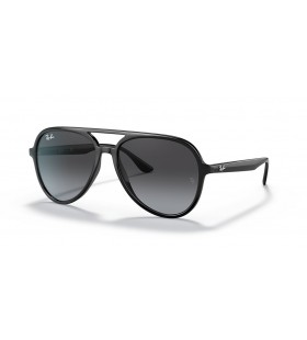 Ray-Ban RB4376 L (57 - 16) mit Grauen GlÃ¤sern und Schwarzem Rahmen, Sonnenbrillen