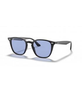 Ray-Ban RB4258F L (52 - 20) mit Blauen Gläsern und Schwarzem Rahmen, Sonnenbrillen