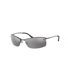 Ray-Ban RB3183 M (63 - 15) mit Silbernen Gläsern und Silber-Rahmen-Sonnenbrille