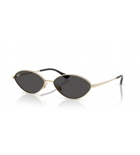Ray-Ban RB3757 Kai Bio-Basierten L (56 - 15) mit Grauen Linsen und Gold Rahmen Sonnenbrille