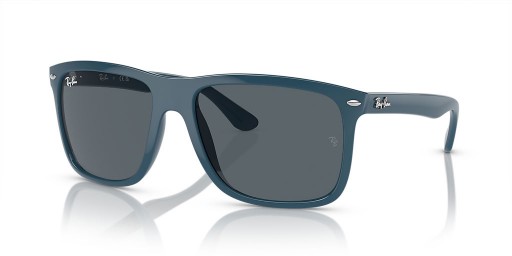 Ray-Ban RB4547F Αγόρι Δύο XXL (60 - 18) με Μπλε φακούς και Μπλε γυαλιά Ηλίου πλαισίων